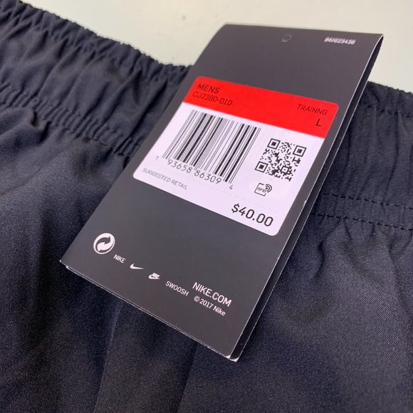 Nike Flex Shorts Training Villains Logo Graphic Print Mens Size L NWT CJ2390-010 - Picture 3 of 5